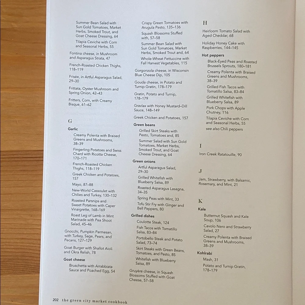 Green city market Cookbook
